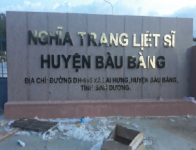 Nghĩa Trang Liệt Sĩ huyện Bàu Bàng