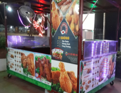 Xe đẩy Gà Rán 