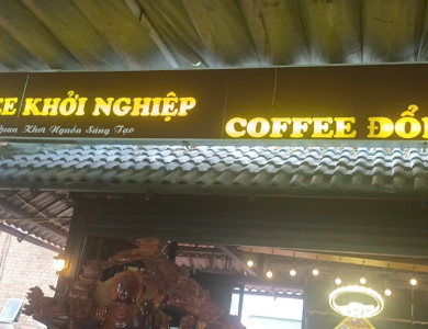 Bảng hiệu - Coffee Khởi Nghiệp - Coffee Đổi Đời