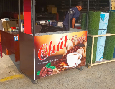 Dán xe đẩy - Café Nguyên Chất