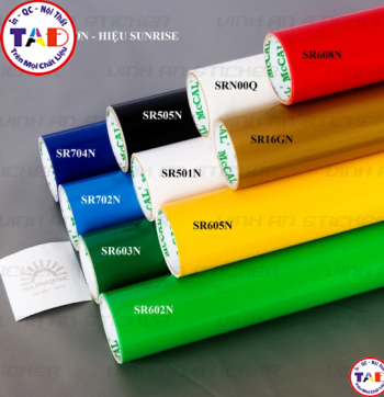 Decal Trơn - Nhám Hiệu: Sunrise - Macan - shinlung...